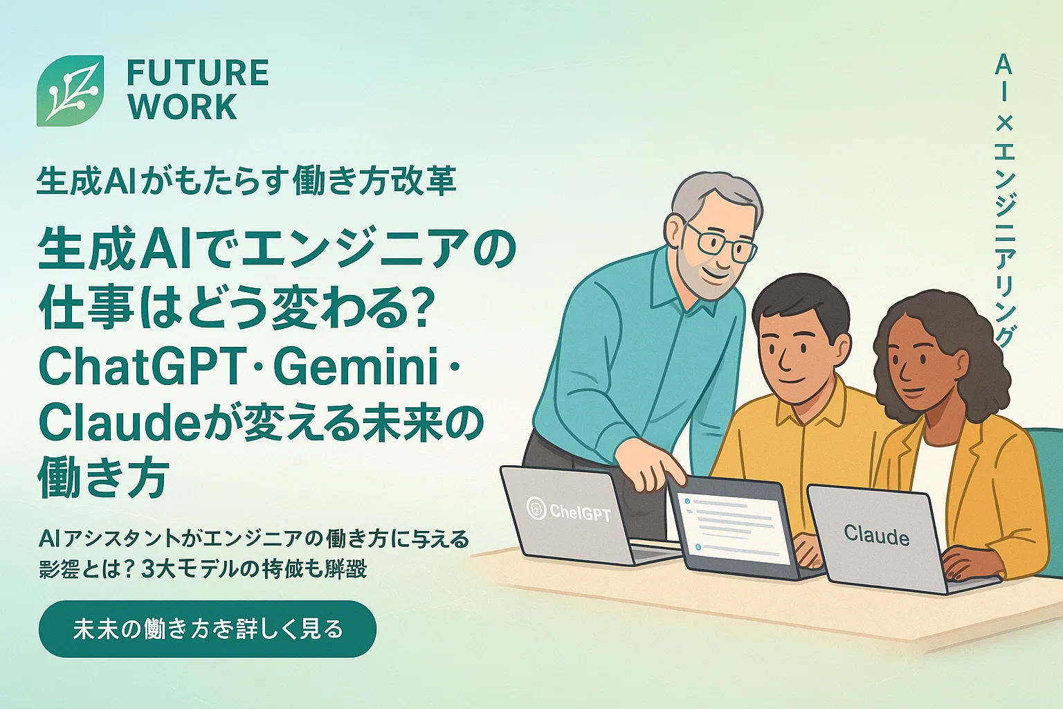 生成AIでエンジニアの仕事はどう変わる？ChatGPT・Gemini・Claudeが変える未来の働き方