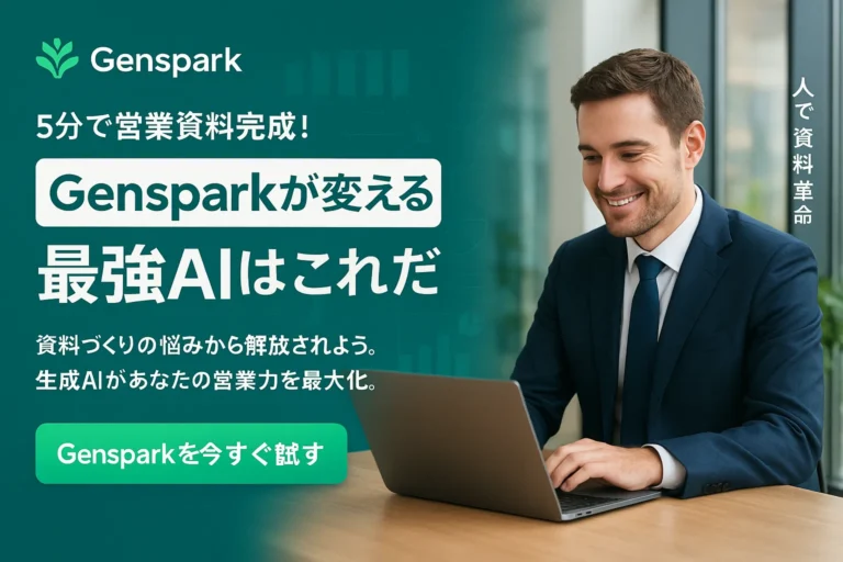 営業資料が５分