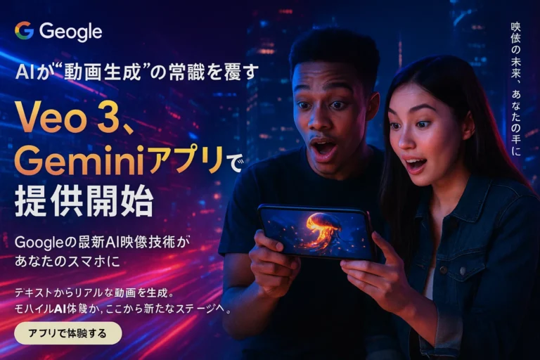 Googleの最新AI動画