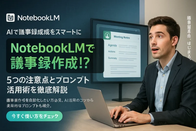 NotebookLMで議事録