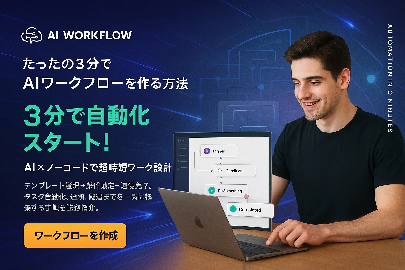 3分でAIワークフロー